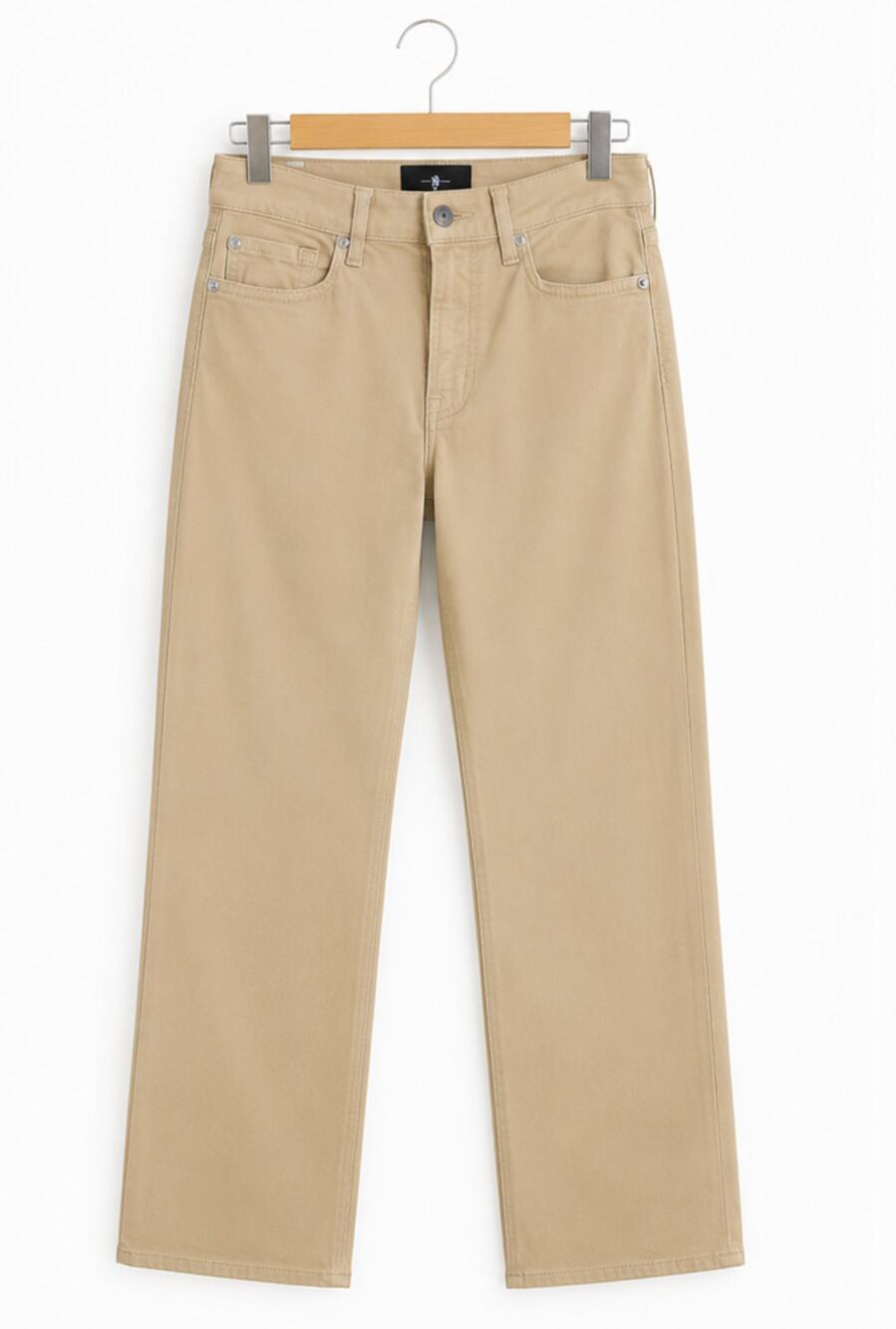 Seven for all Mankind Alexa Jean Sateen Beige Size 26